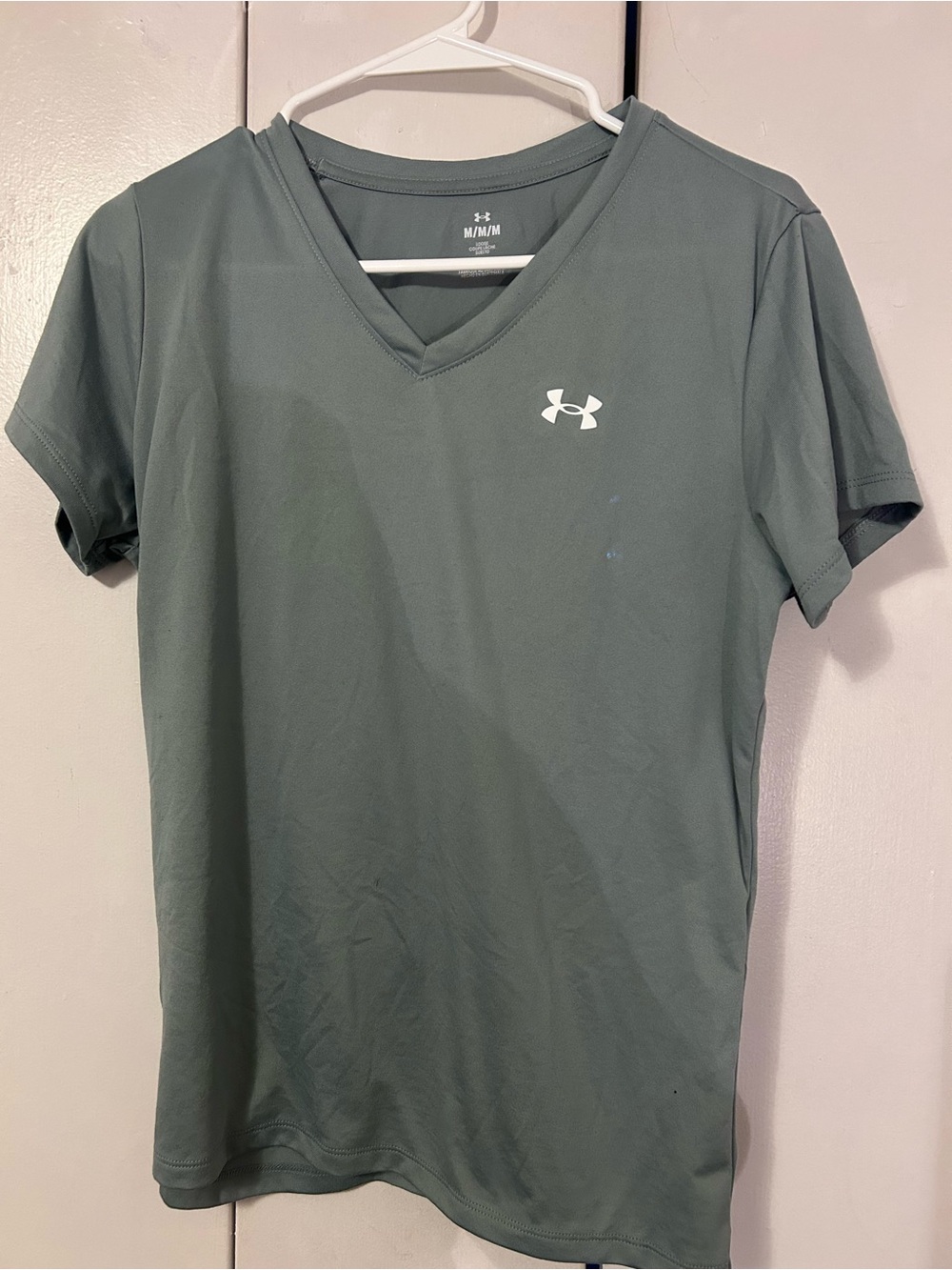 Under Armour Women’s V-Neck Performance Polo - Sage Green